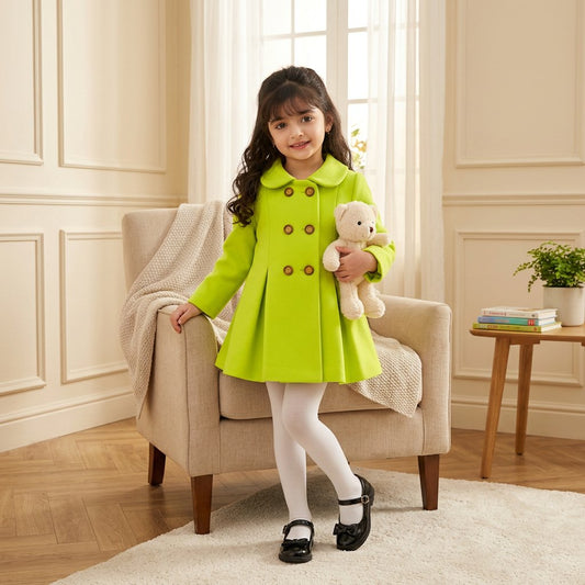 Light Green . kids coat