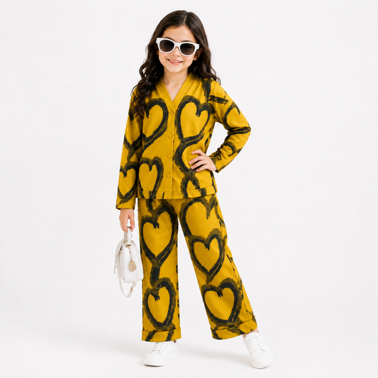 Yellow : Love Rush Premium Co-Ord