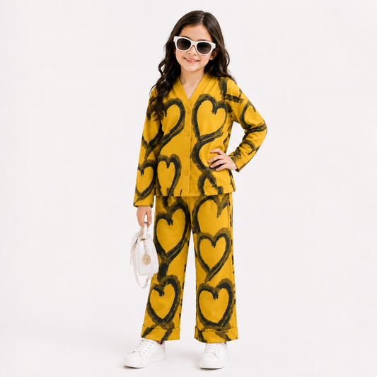 Yellow : Love Rush Premium Co-Ord