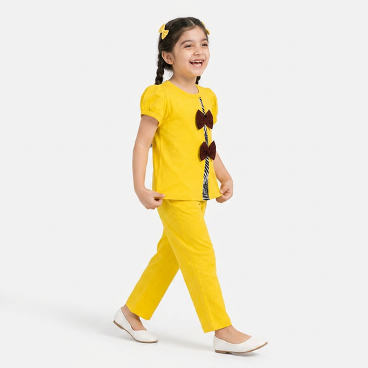 Yellow . Sunshine Bow Set