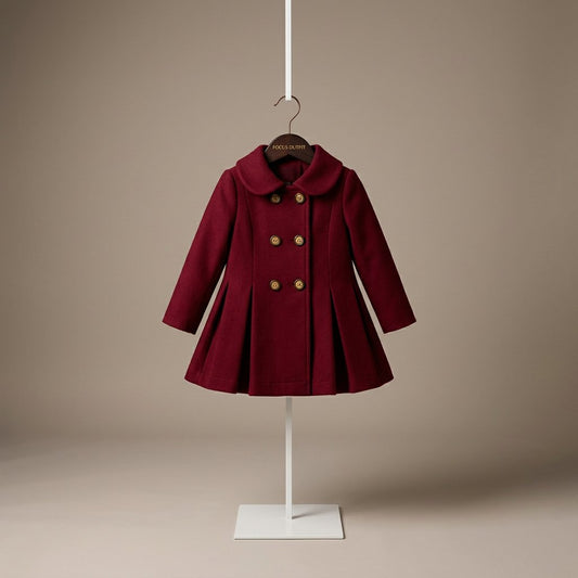 Maroon . kids coat