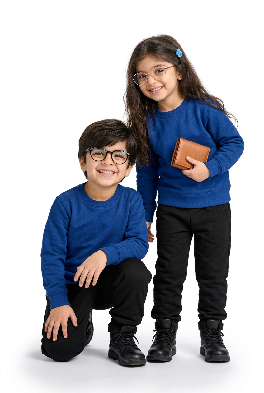 Blue : Cozy Kids Fleece Co-ord Set