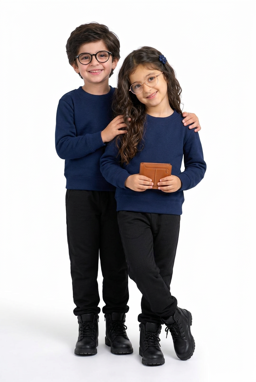 Dark Blue : Cozy Kids Fleece Co-ord Set