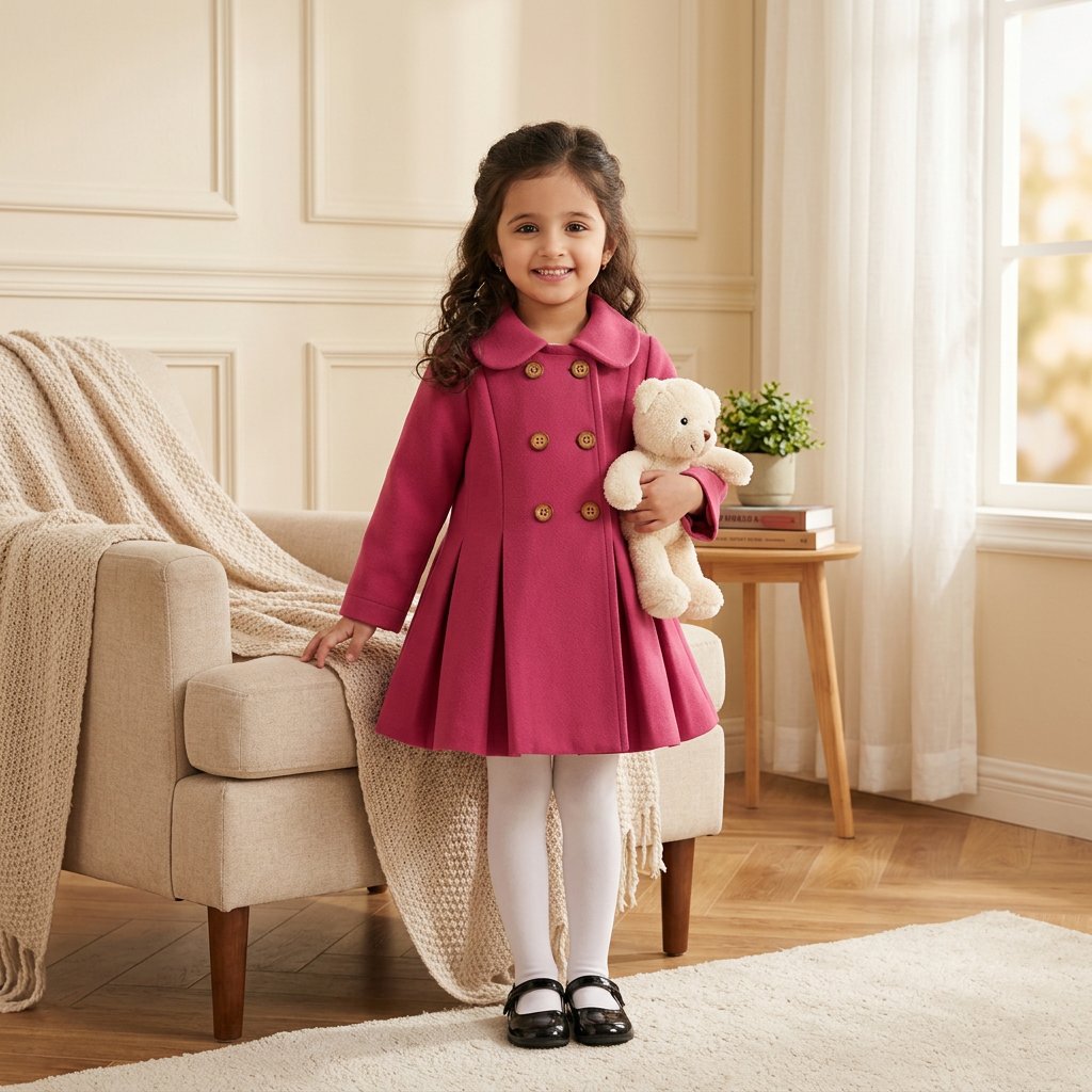 Light Pink . kids coat