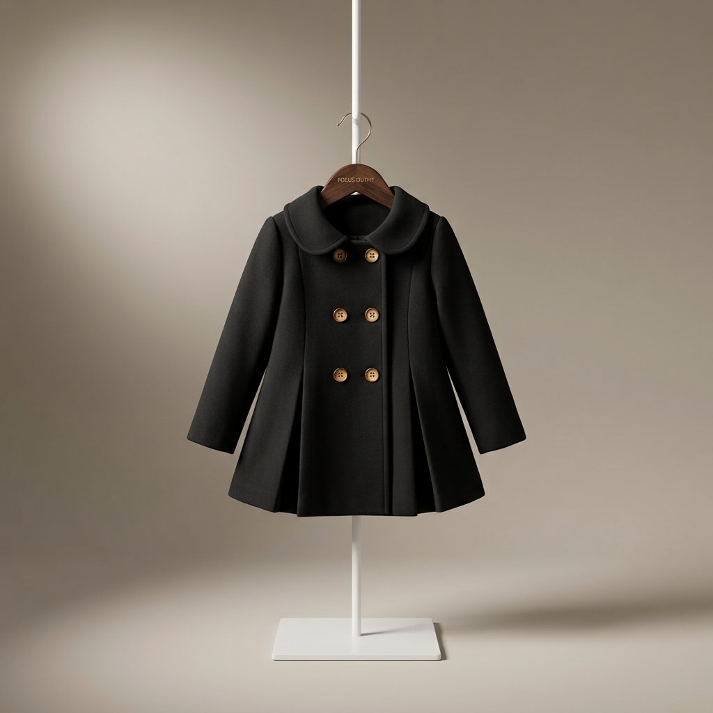 Black . kids coat