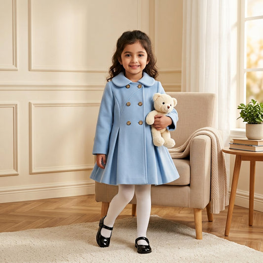 Sky Blue . kids coat