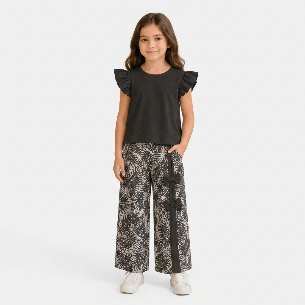 Focus Outfit Black Leaf Whisper Co-Ord
