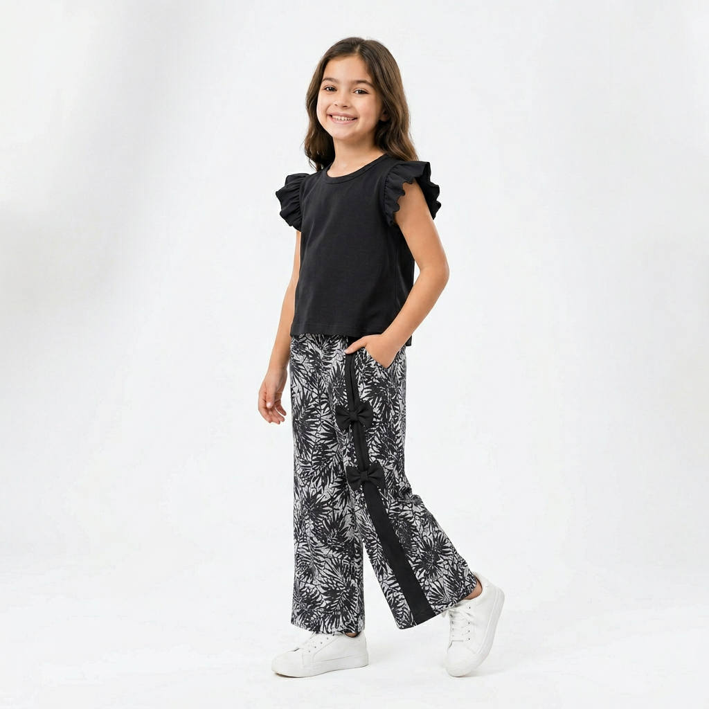 Focus Outfit Black Leaf Whisper Co-Ord