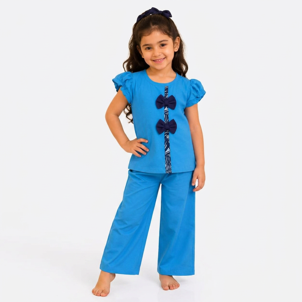 Blue . Sunshine Bow Set