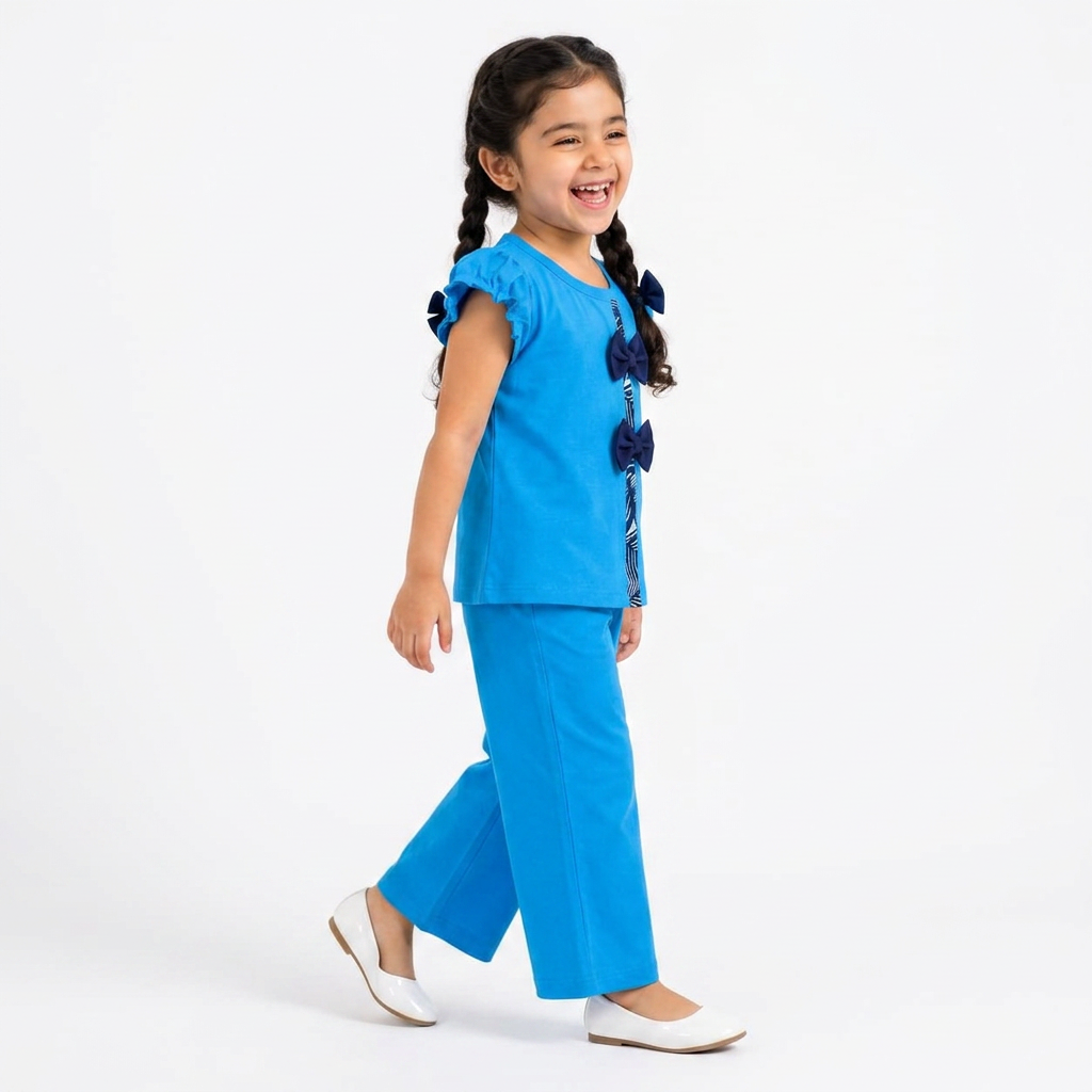 Blue . Sunshine Bow Set