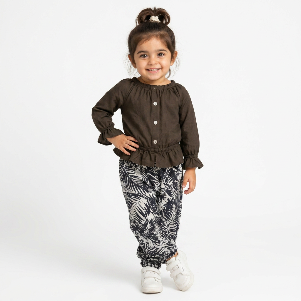 Brown : Classic Leafy Charm Set