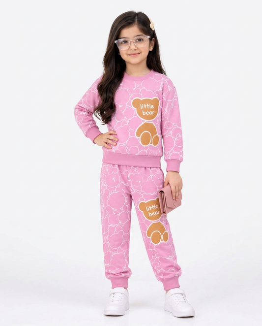 Pink Double Bear Set
