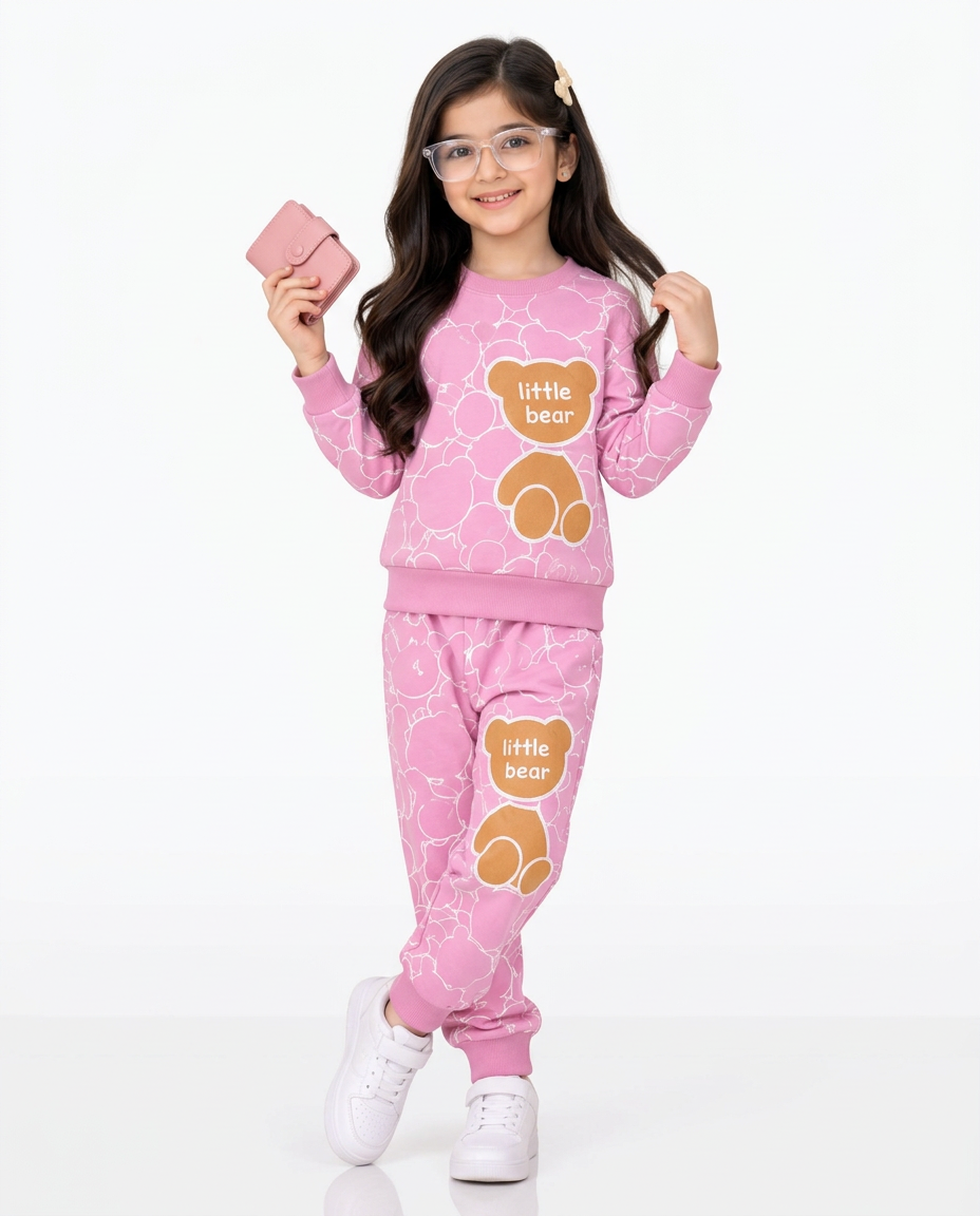 Pink Double Bear Set