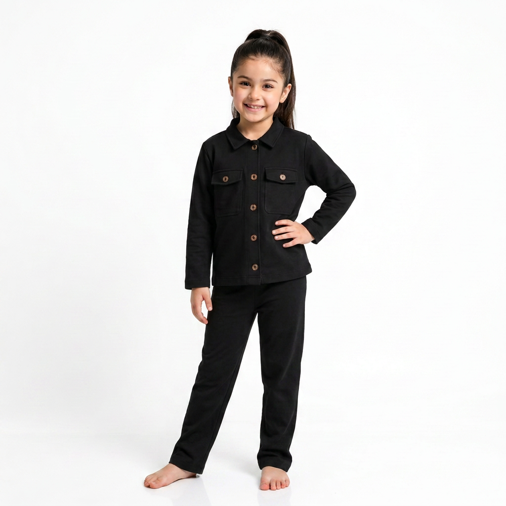 Black : Royal Cocoa Co-Ord Set