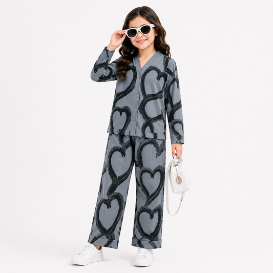 Grey : Love Rush Premium Co-Ord