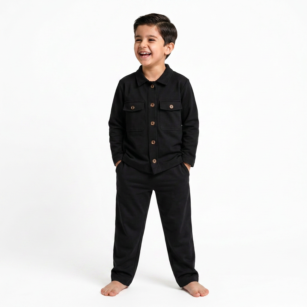 Black : Royal Cocoa Co-Ord Set