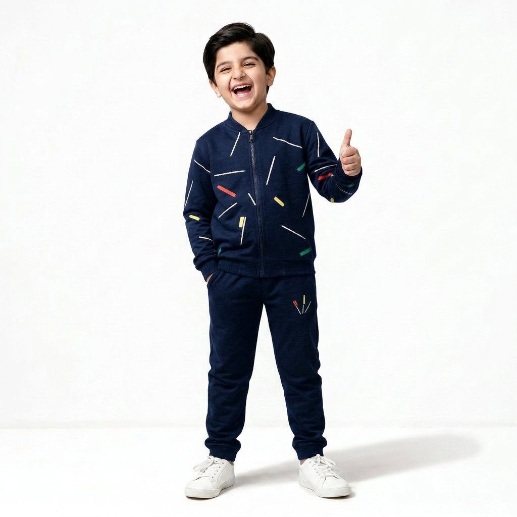 Blue stripe :  tracksuit winter