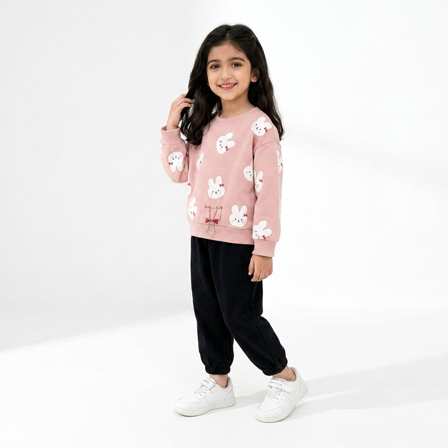 Peach bear tracksuit
