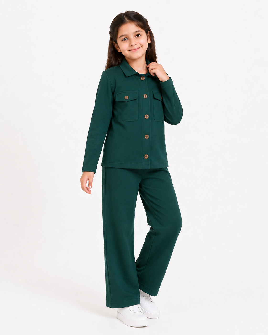 Green : Royal Cocoa Co-Ord Set