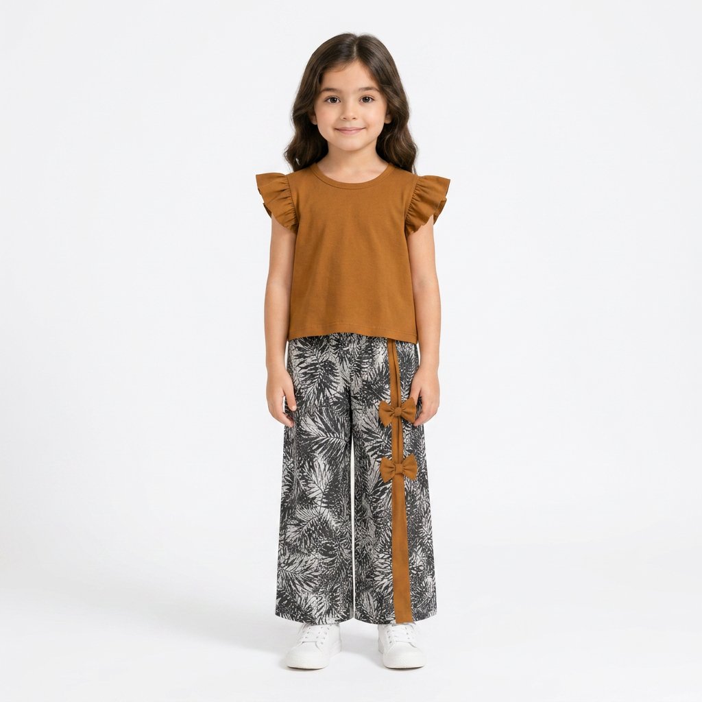 Focus Outfit Mustard Leaf Whisper Co-Ord